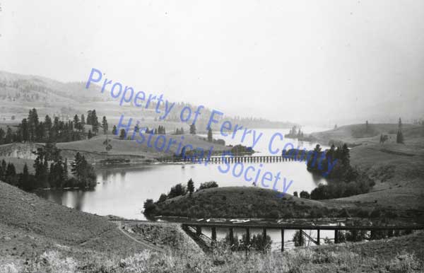 Curlew Lake and Trestle © Ferry County Historical Society