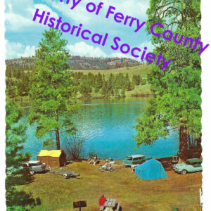 Curlew Lake State Park vintage postcard - front
