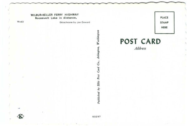 Wilbur Grade Postcard - back