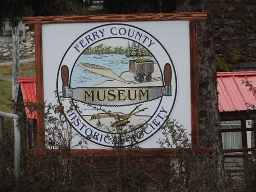 New Sign by the Ferry County Museum